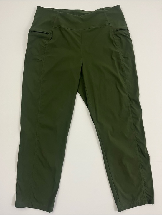 Mountain Hardwear Pants - Mountain Hardwear Women’s Olive Green Hiking Pants XL Lightweight Outdoor